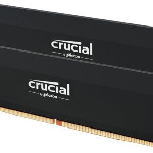 CRUCIAL PRO OC 64GB KIT (2X32GB) DDR5-6000 UDIMM CL40 BLACK CP2K32G60C40U5B