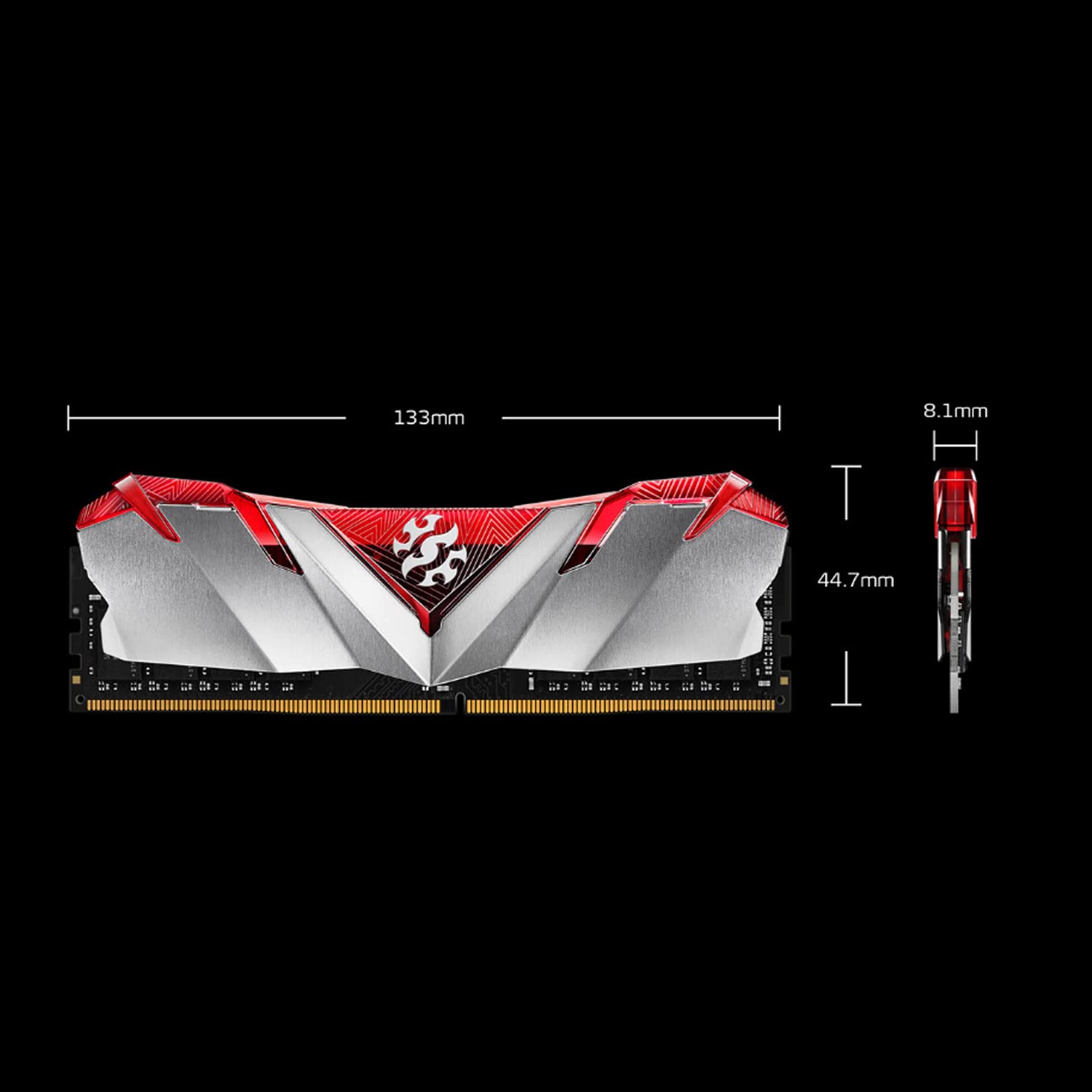 Adata XPG Gammix D30 Red 16GB 3200MHz CL16 DDR4 AX4U320016G16A-SR30 RAM - Image 3