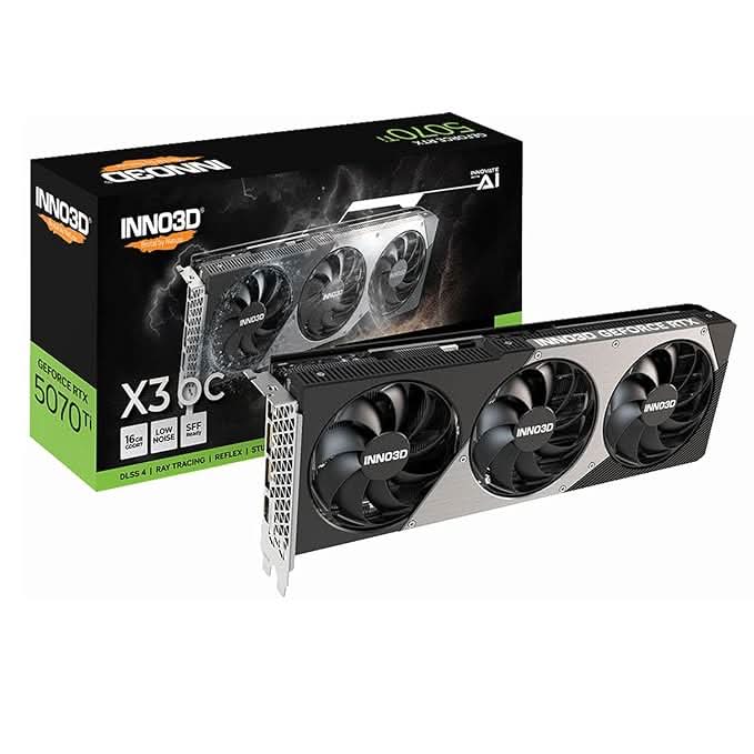 Inno3D Nvidia GeForce RTX 5070 Ti X3 OC 16GB GDDR7 Gaming Graphics Card