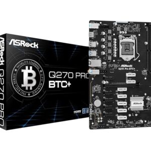 ASROCK Q270 PRO BTC+ DDR4 INTEL 1151 ATX MOTHERBOARD