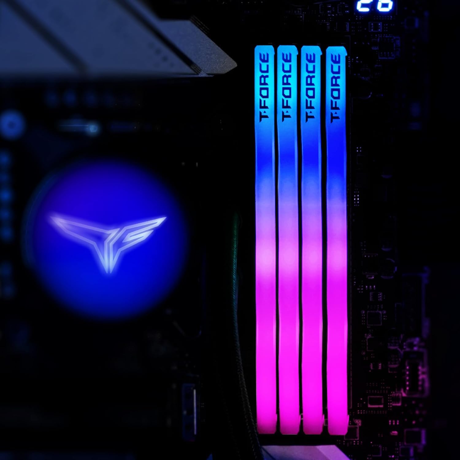 TEAMGROUP T-FORCE DELTA RGB 32GB (32GBX1) DDR5 6000MHZ DESKTOP RAM (WHITE) - Image 7