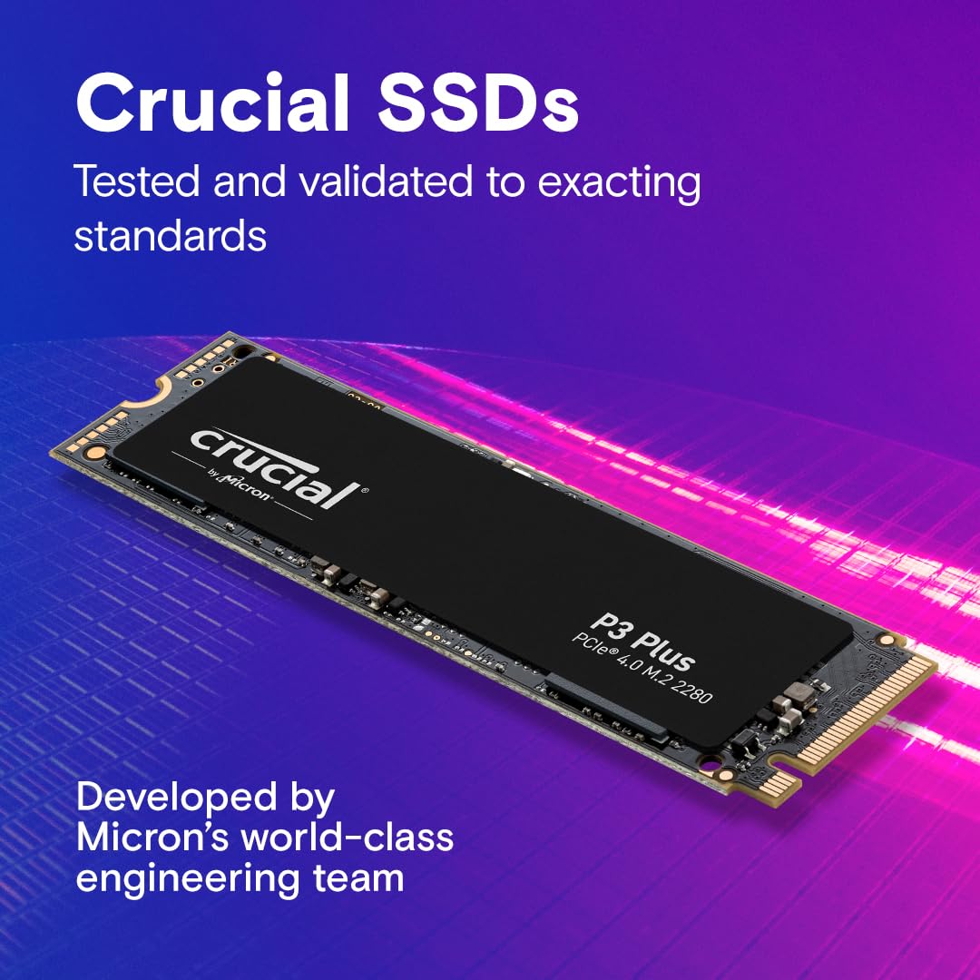 CRUCIAL P3 PLUS 2TB NVME PCIE M.2 SSD CT2000P3PSSD8 - Image 5