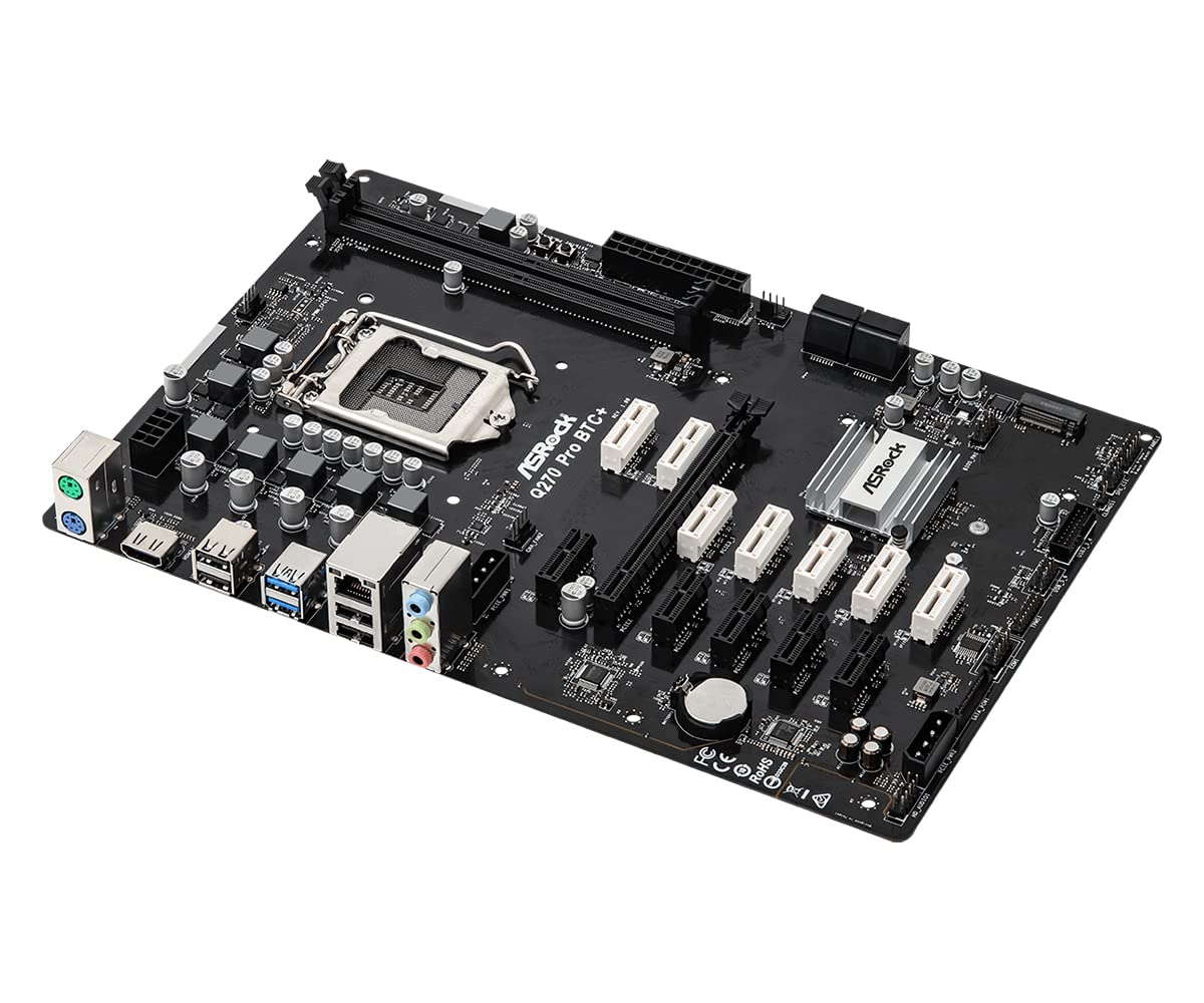 ASROCK Q270 PRO BTC+ DDR4 INTEL 1151 ATX MOTHERBOARD - Image 4