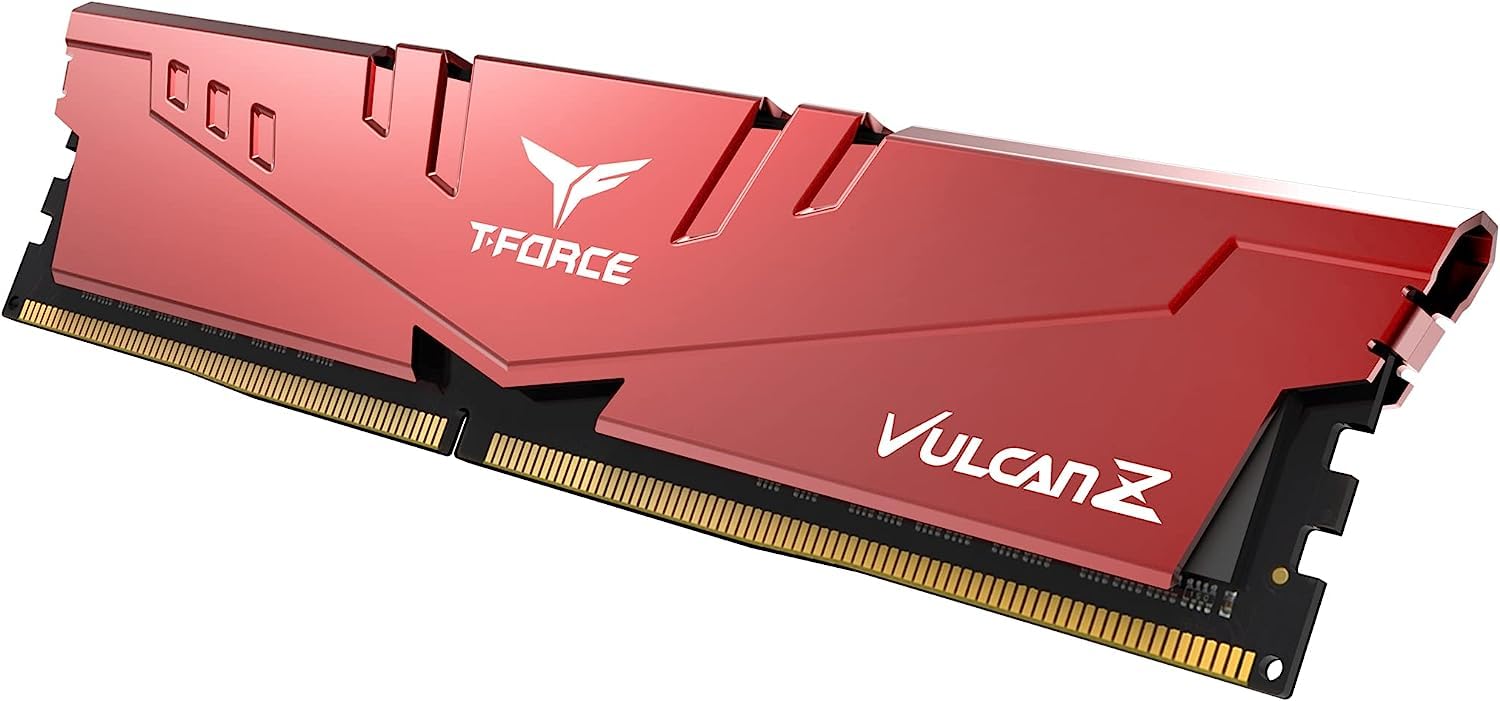 TEAMGROUP T-FORCE VULCAN Z 16GB (16GBX1) DDR4 3200MHZ RED DESKTOP RAM - Image 2
