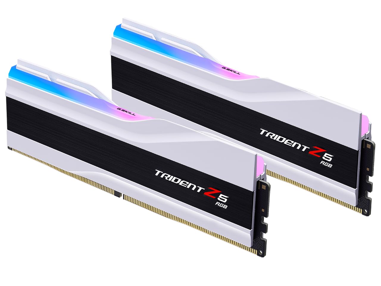 GSKILL MEMORY F5-6000J3040G32GX2-TZ5RW - 64GB (32GBX2) 6000MHZ TRIDENT Z5 DDR5 RGB WHITE CL30