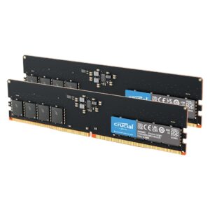 CRUCIAL 128GB KIT (2X64GB) DDR5-5600 DESKTOP RAM CT2K64G56C46U5