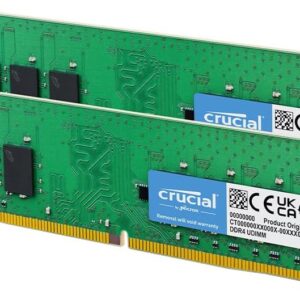CRUCIAL 16GB KIT (2X8GB) DDR4-3200 UDIMM CL22 RAM CT2K8G4DFRA32A