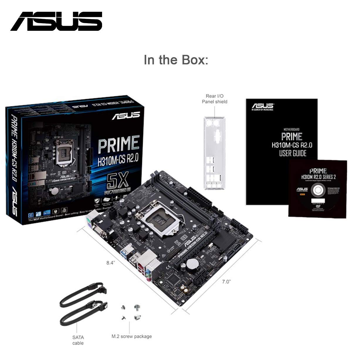 ASUS PRIME H310M CS R2 INTEL LGA1151 MOTHERBOARD - Image 6