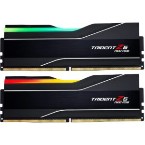 GSKILL TRIDENT Z5 NEO RGB SERIES (AMD EXPO) 64GB (2 X 32GB)DDR5 6000 CL30-40-40-96 F5-6000J3040G32GX2-TZ5NR (MATTE BLACK)