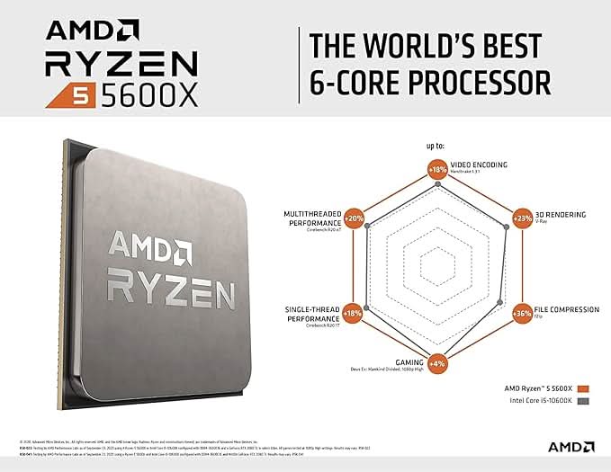 AMD RYZEN 5 5600GT 6 CORES UPTO 4.6 GHZ AM4 PROCESSOR - Image 3