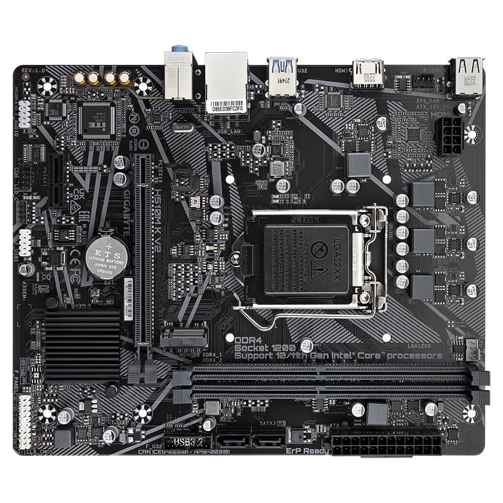 GIGABYTE H510M K V2 MOTHERBOARD - Image 4
