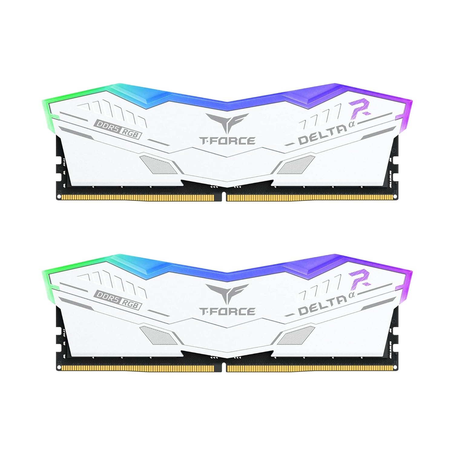TEAMGROUP T-FORCE DELTA RGB 32GB (32GBX1) DDR5 6000MHZ DESKTOP RAM (WHITE) - Image 5
