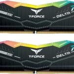 TEAMGROUP T-FORCE DELTA RGB 64GB (32GBX2) DDR5 5200MHZ DESKTOP RAM (BLACK)