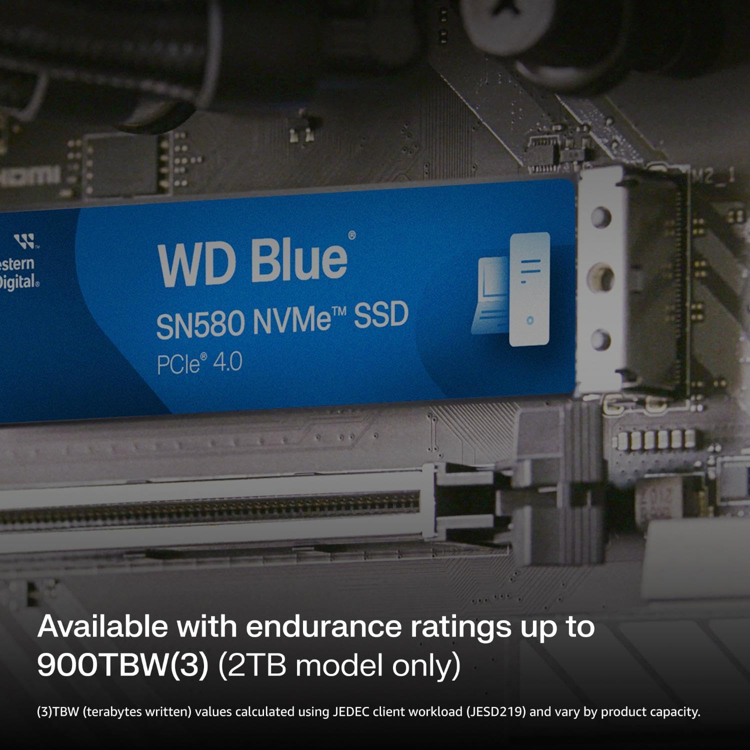 WESTERN DIGITAL BLUE SN580 PCIE GEN 4 NVME SSD INTERNAL STORAGE, 500GB - Image 5