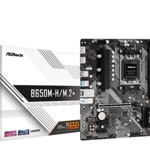 ASROCK B650M-H/M.2+ MICRO ATX MOTHERBOARD DDR5