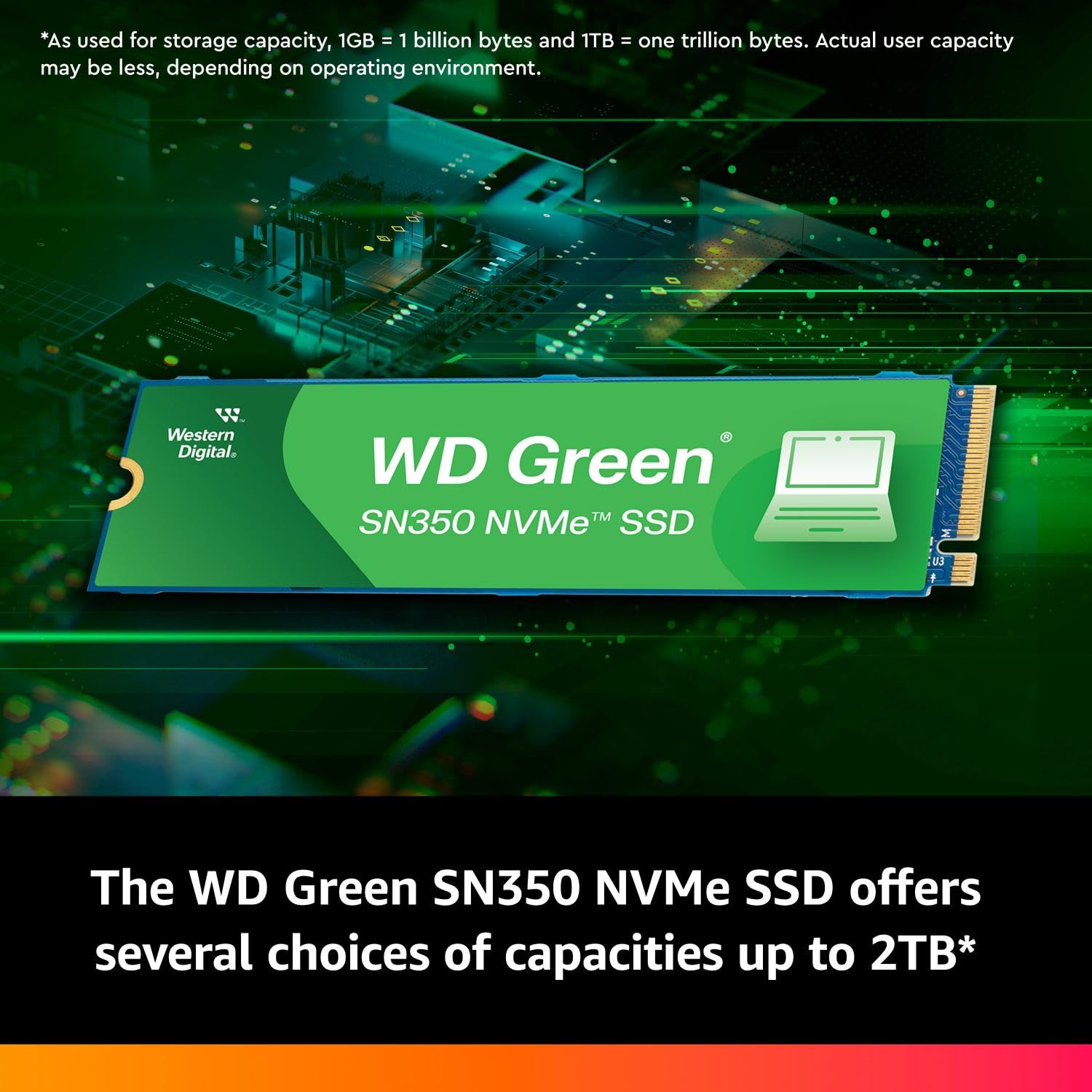 WESTERN DIGITAL GREEN SN350 NVME 250GB - WDS250G2G0C - Image 3