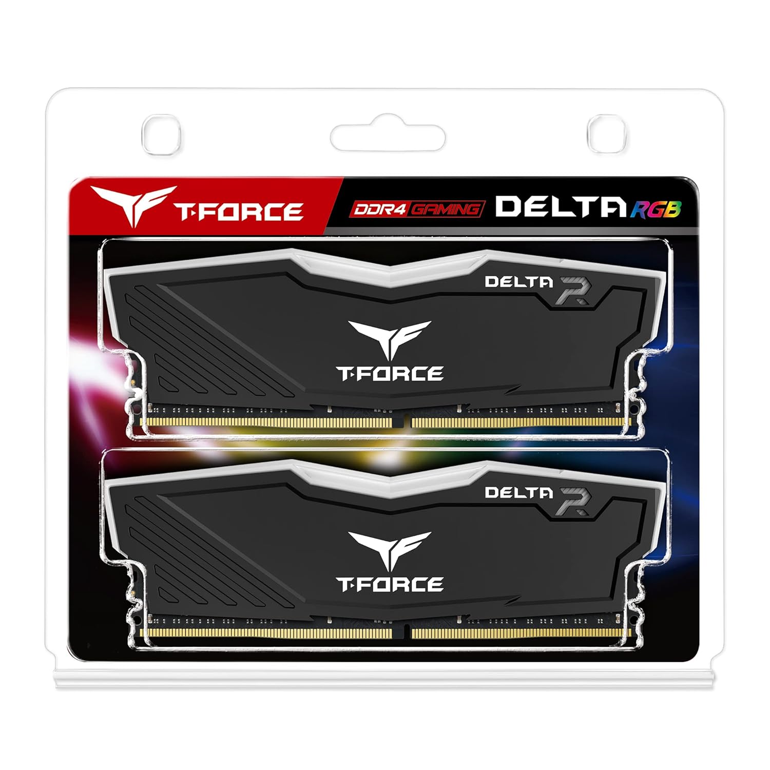 TEAMGROUP T-FORCE DELTA RGB 32GB (16GBX2) DDR4 3600MHZ DESKTOP RAM (BLACK) - Image 7