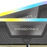 CORSAIR VENGEANCE RGB DDR5 64GB (2X32GB) DDR5 6000MHZ CL40 GRAY (CMH64GX5M2B6000Z40)