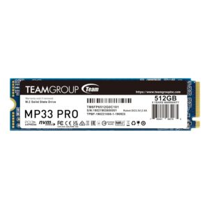 TEAMGROUP MP33 PRO 512GB M.2 NVME INTERNAL SSD