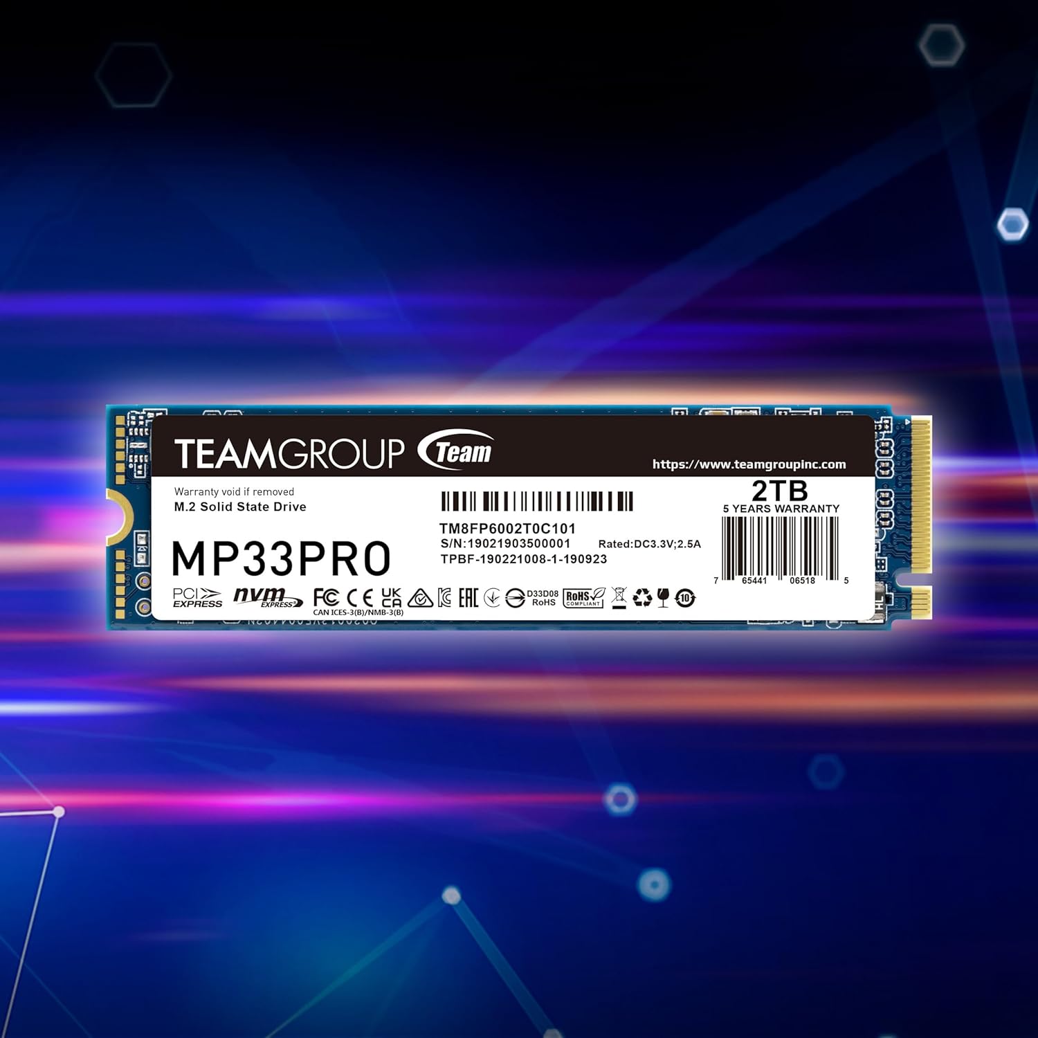 TEAMGROUP MP33 PRO 512GB M.2 NVME INTERNAL SSD - Image 5