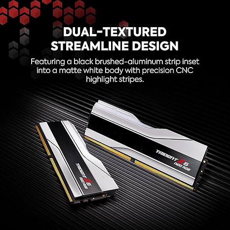 GSKILL TRIDENT Z5 NEO RGB 64GB (32GBX2) DDR5 6000MHZ DESKTOP RAM (WHITE) CL36 - Image 6