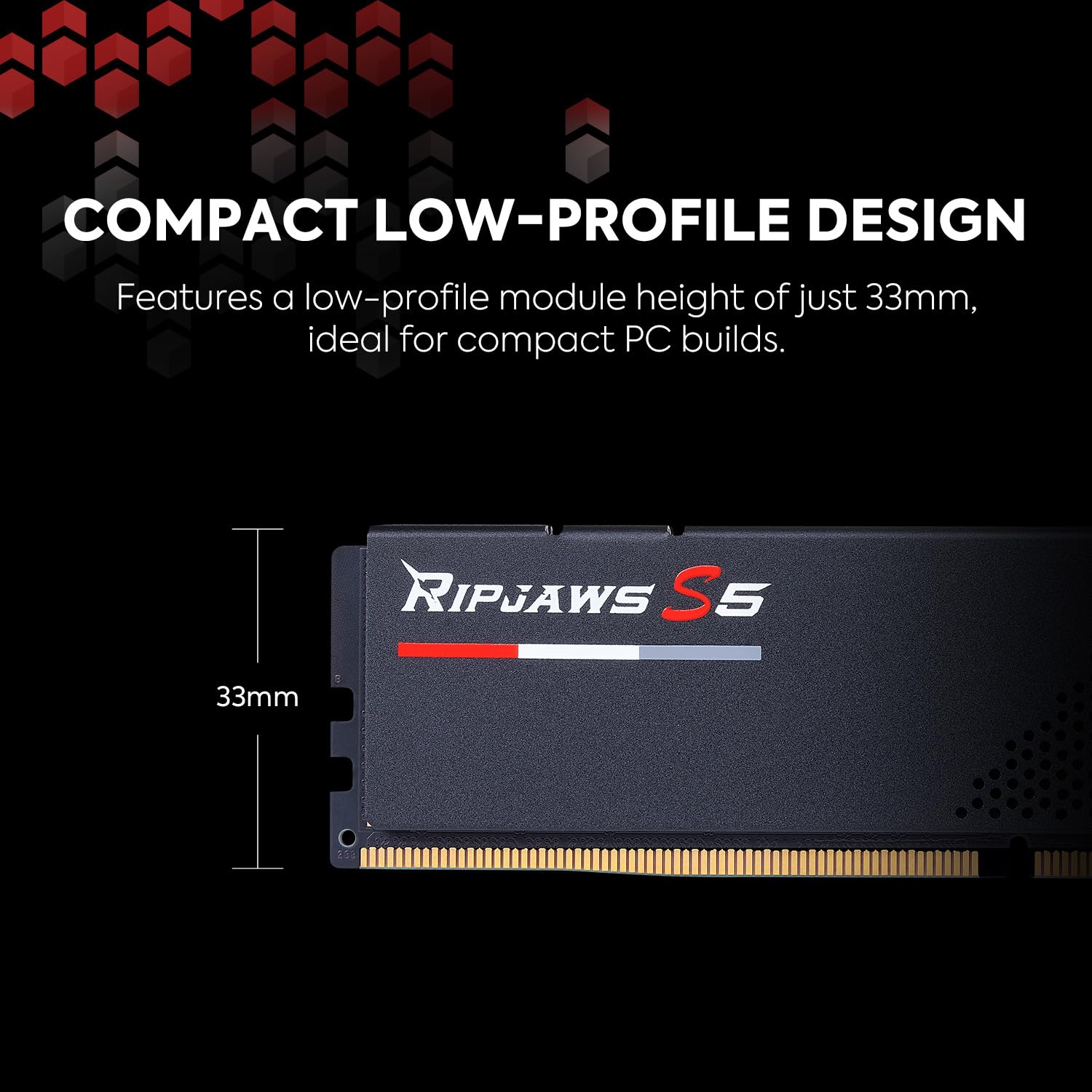 GSKILL RIPJAWS S5 SERIES DDR5 RAM 96GB (2X48GB) 6400MT/S CL32-39-39-102 (F5-6400J3239F48GX2-RS5K) - Image 4
