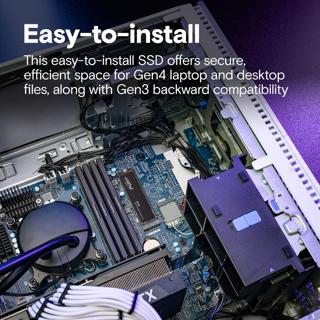 CRUCIAL P310 500GB PCIE GEN4 NVME M.2 SSD CT500P310SSD8 - Image 5