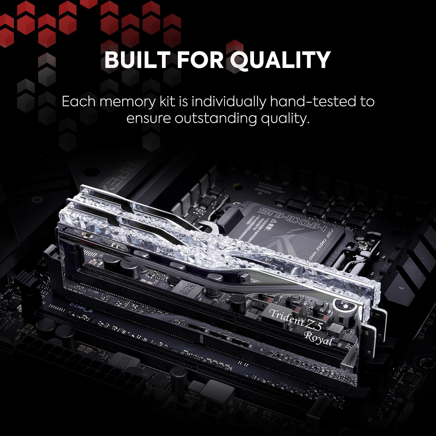 G.SKILL TRIDENT Z5 ROYAL INTEL XMP 32GB (2X16GB) DDR5 7200 MHZ F5-7200J3445G16GX2-TR5S RAM - Image 5