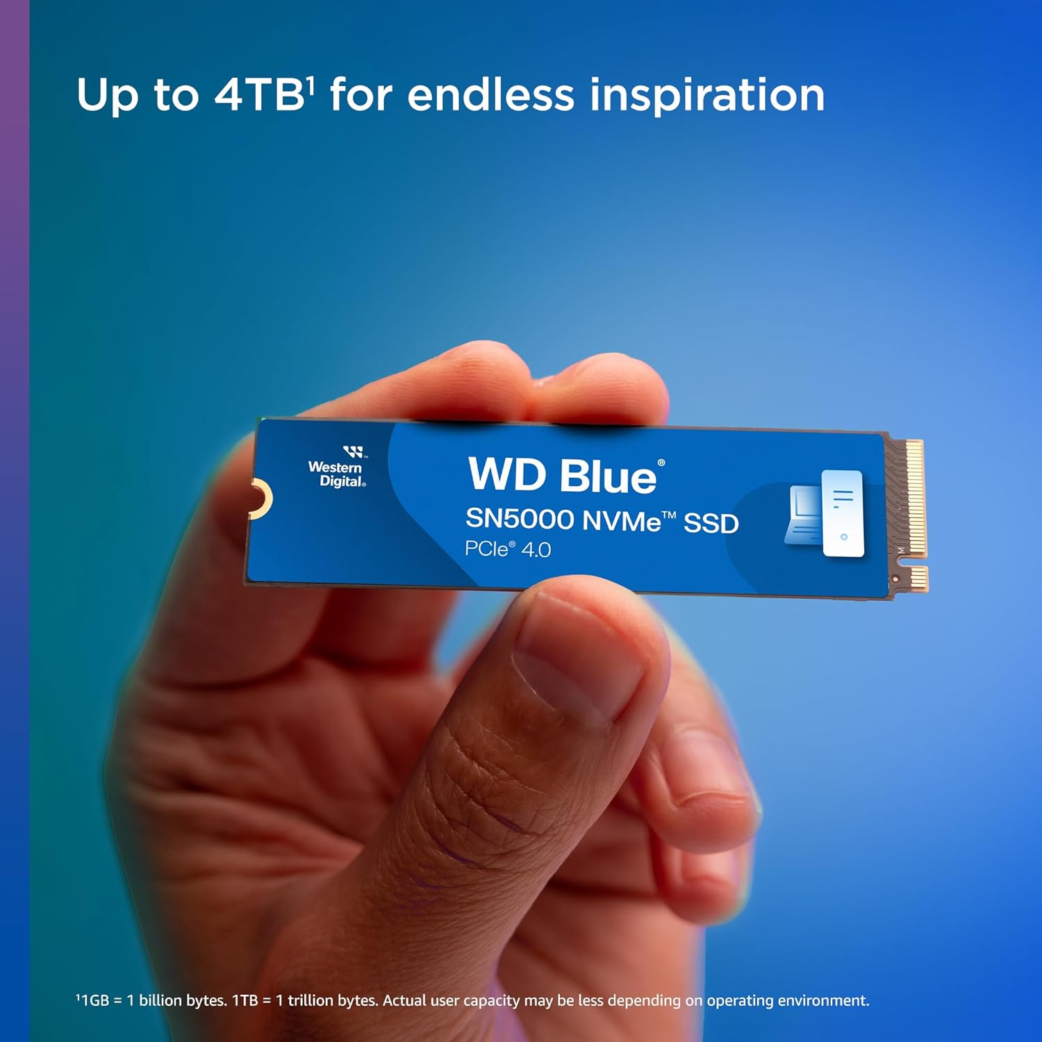 WESTERN DIGITAL BLUE SN5000 NVME 1TB, UPTO 5150MB/S R, 4900MB/S W, 5Y WARRANTY - Image 3