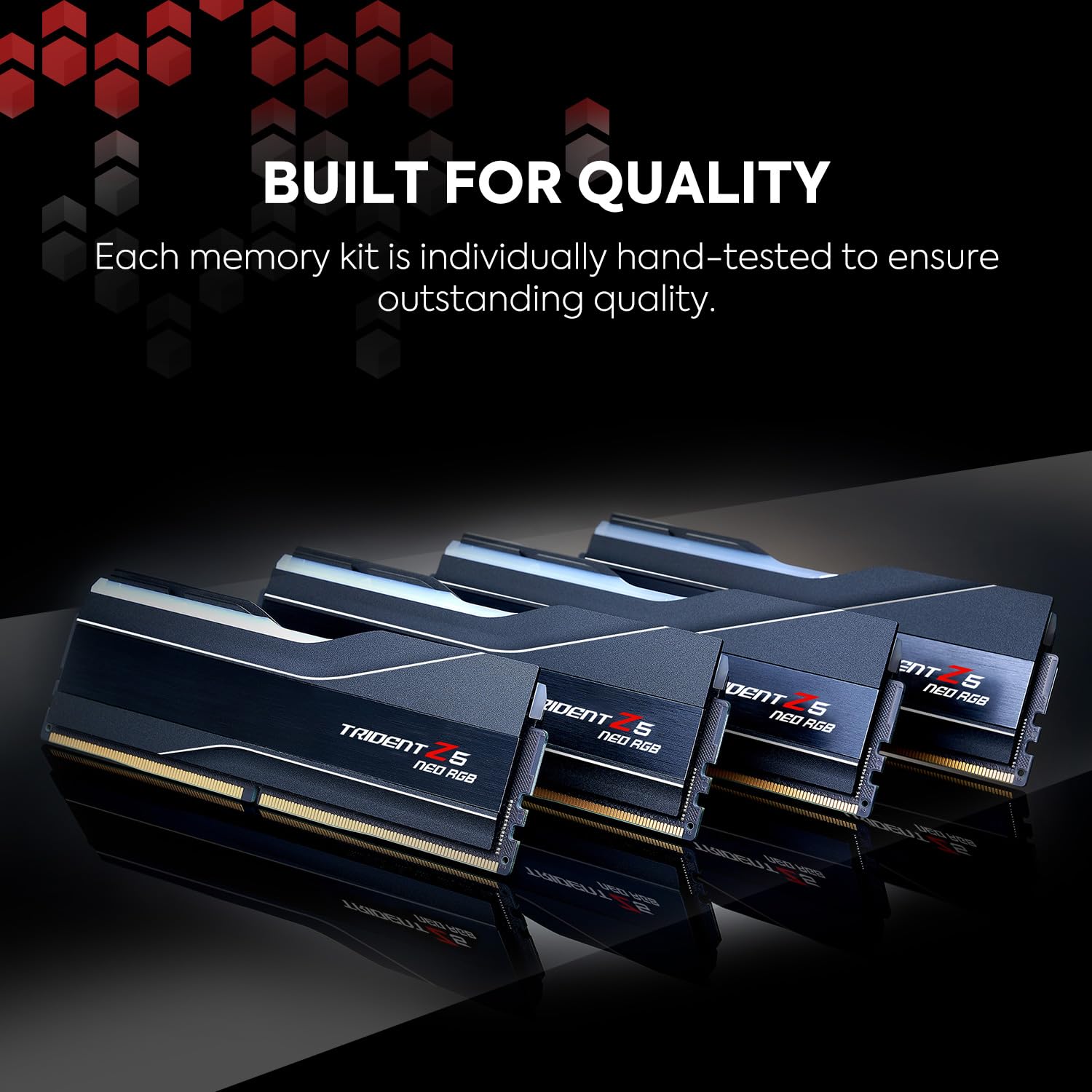 GSKILL MEMORY F5-6000J3038F16GX2-TZ5NR -32GB (16GBX2) 6000MHZ TRIDENT Z5 NEO RGB CL30 - Image 5