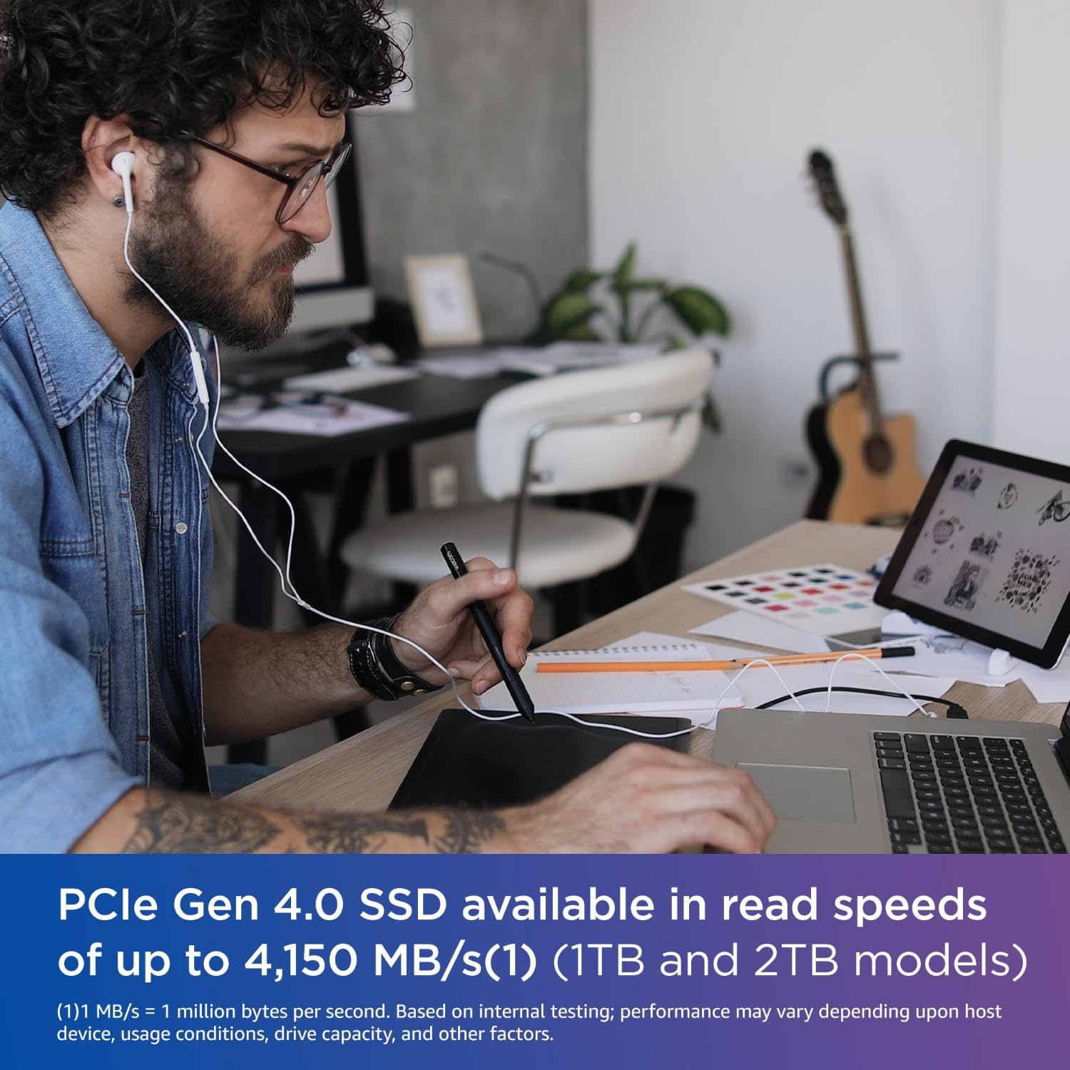 WESTERN DIGITAL BLUE SN580 PCIE GEN 4 NVME SSD INTERNAL STORAGE, 500GB - Image 2