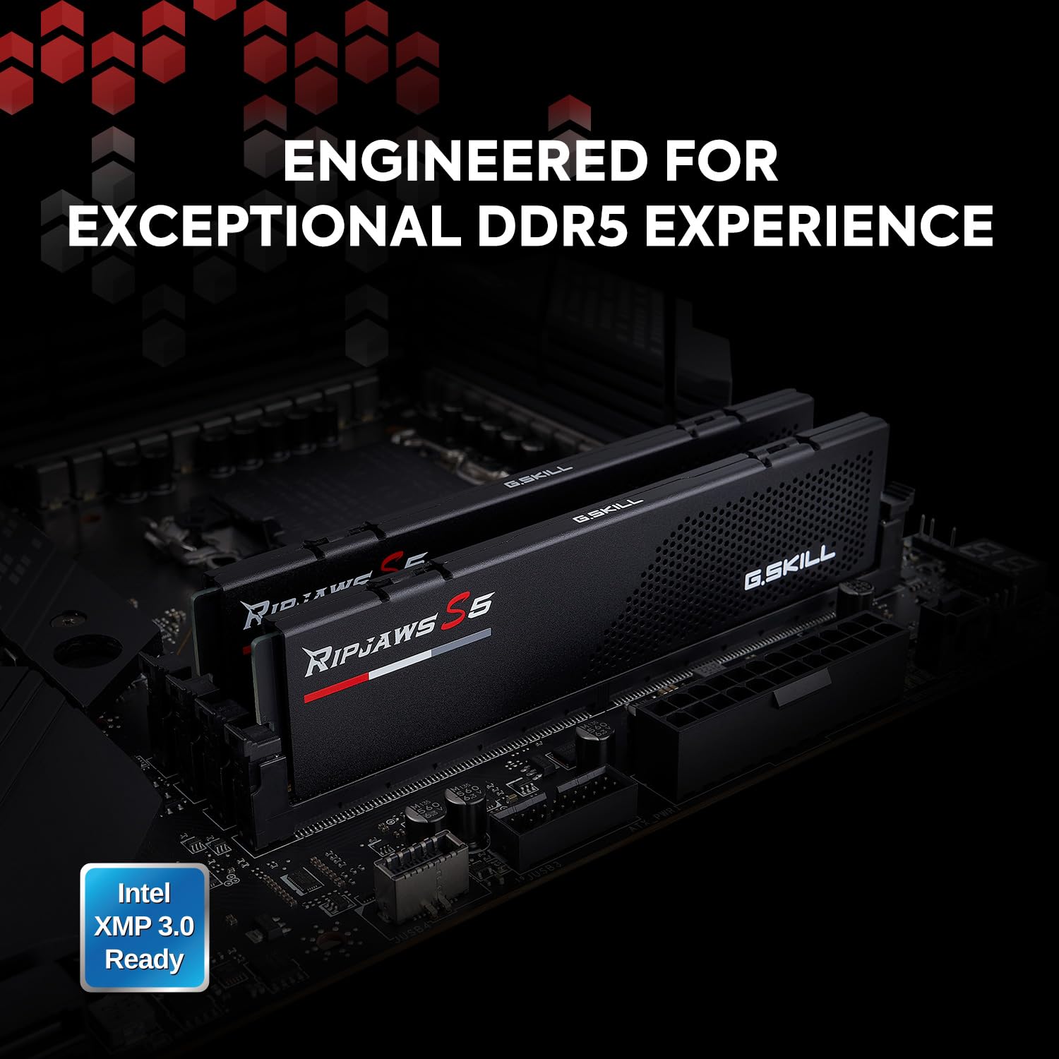 GSKILL RIPJAWS S5 SERIES DDR5 RAM 96GB (2X48GB) 6400MT/S CL32-39-39-102 (F5-6400J3239F48GX2-RS5K) - Image 2