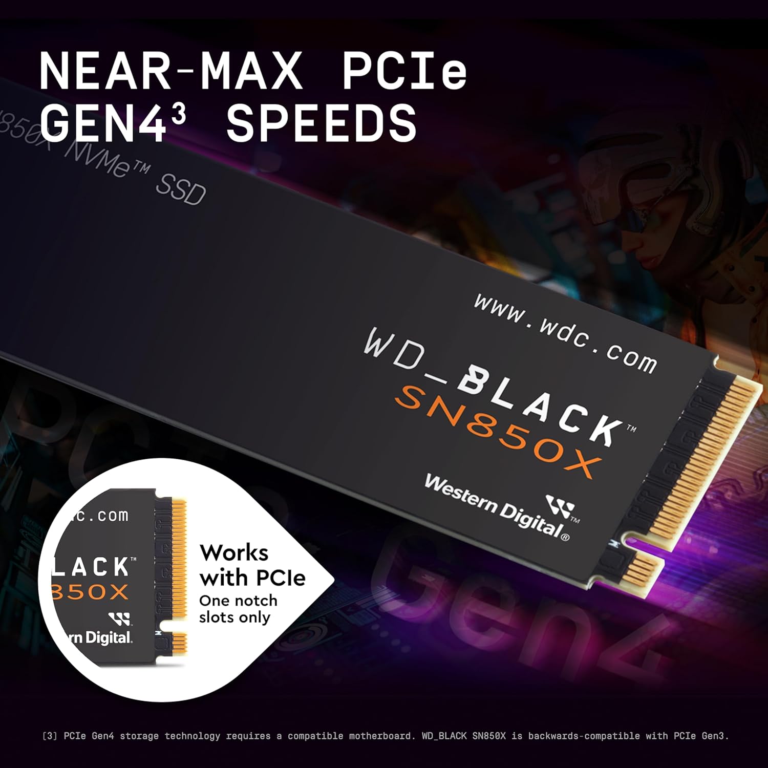 WESTERN DIGITAL BLACK 1TB NVME M.2 SN850X SSD - Image 6