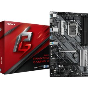 ASROCK B460 PHANTOM GAMING 4 INTEL LGA1200 MOTHERBOARD