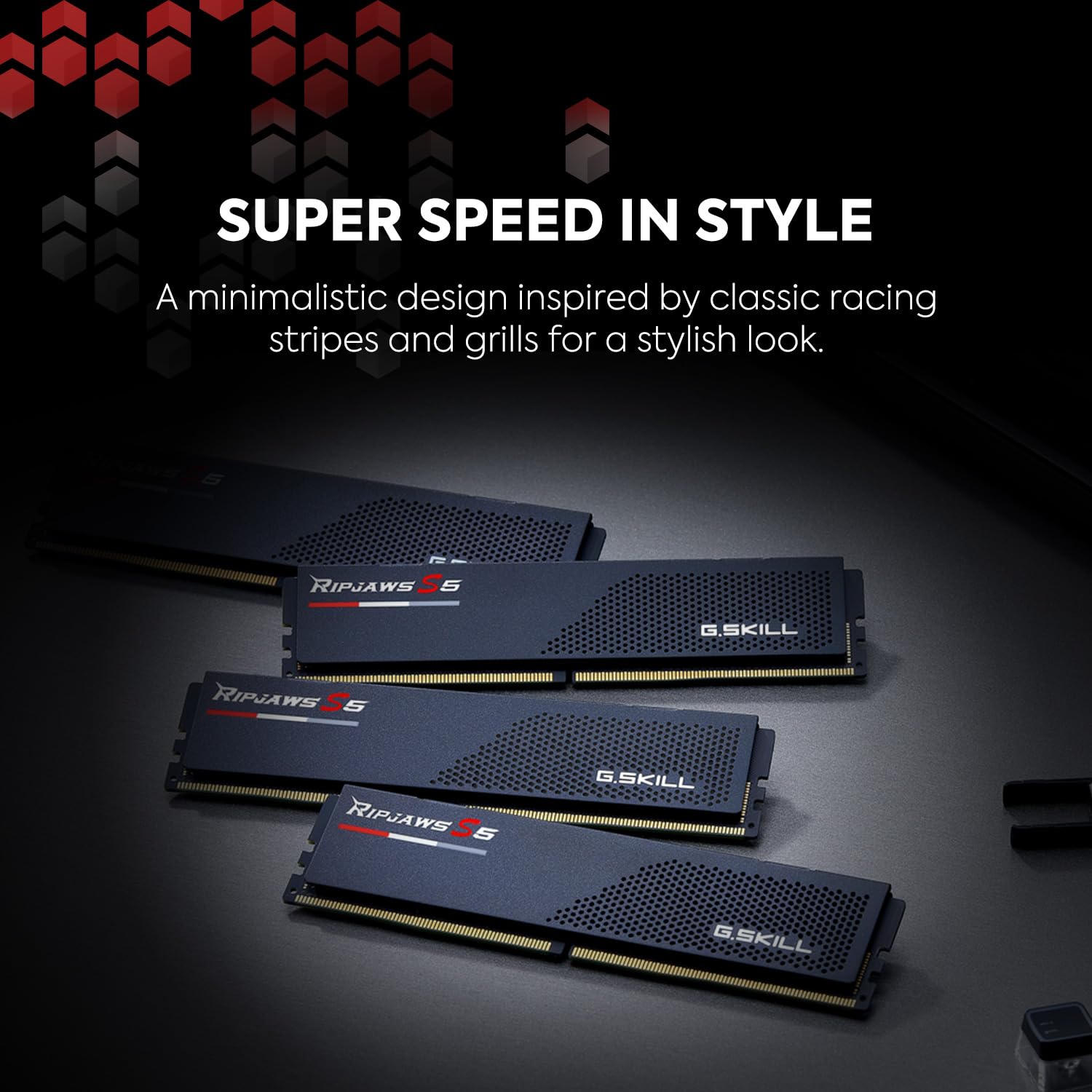 GSKILL RIPJAWS S5 SERIES DDR5 RAM 96GB (2X48GB) 6400MT/S CL32-39-39-102 (F5-6400J3239F48GX2-RS5K) - Image 3