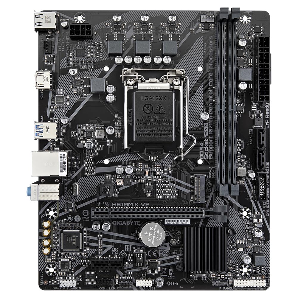 GIGABYTE H510M K V2 MOTHERBOARD - Image 2