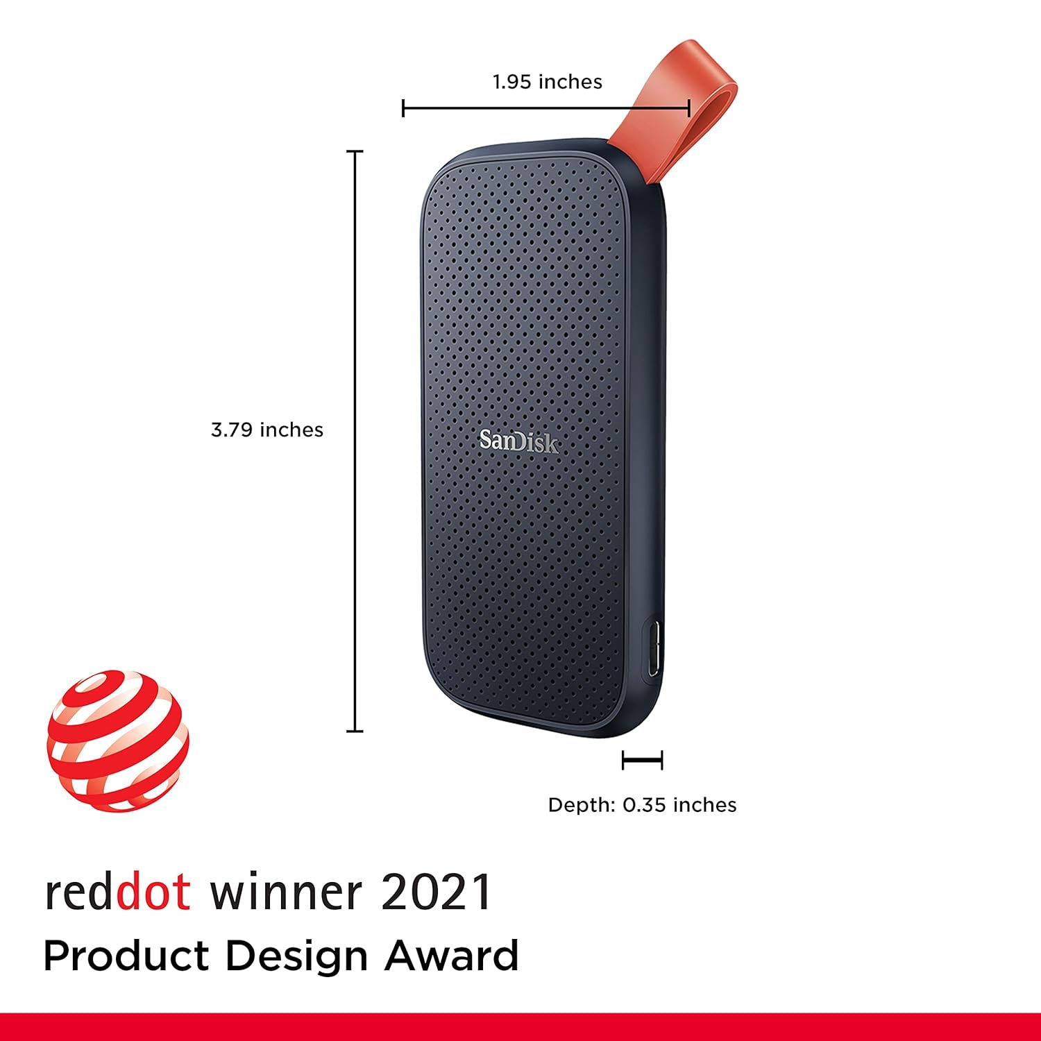 SANDISK 2TB PORTABLE E30 SSD SDSSDE30-2T00-G26 - Image 2
