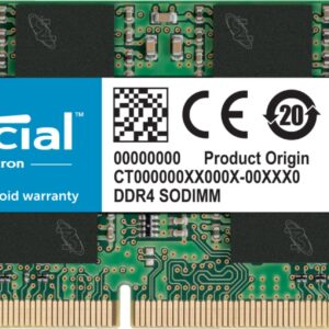 CRUCIAL 16GB DDR4-3200 SODIMM CL22 (8GBIT/16GBIT) RAM CT16G4SFRA32A