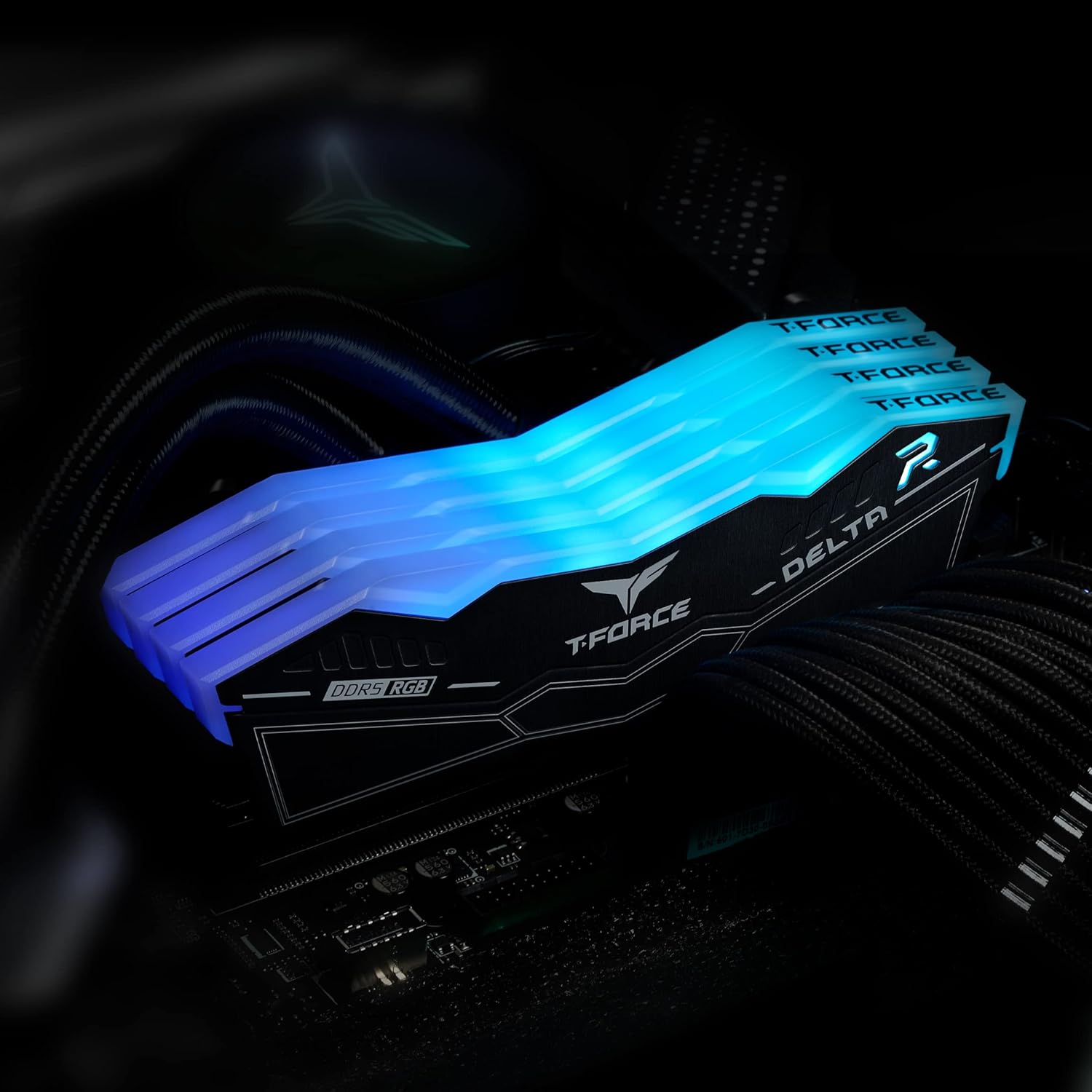 TEAMGROUP T-FORCE DELTA RGB 32GB (16GBX2) DDR5 5600MHZ RAM (BLACK) - Image 5
