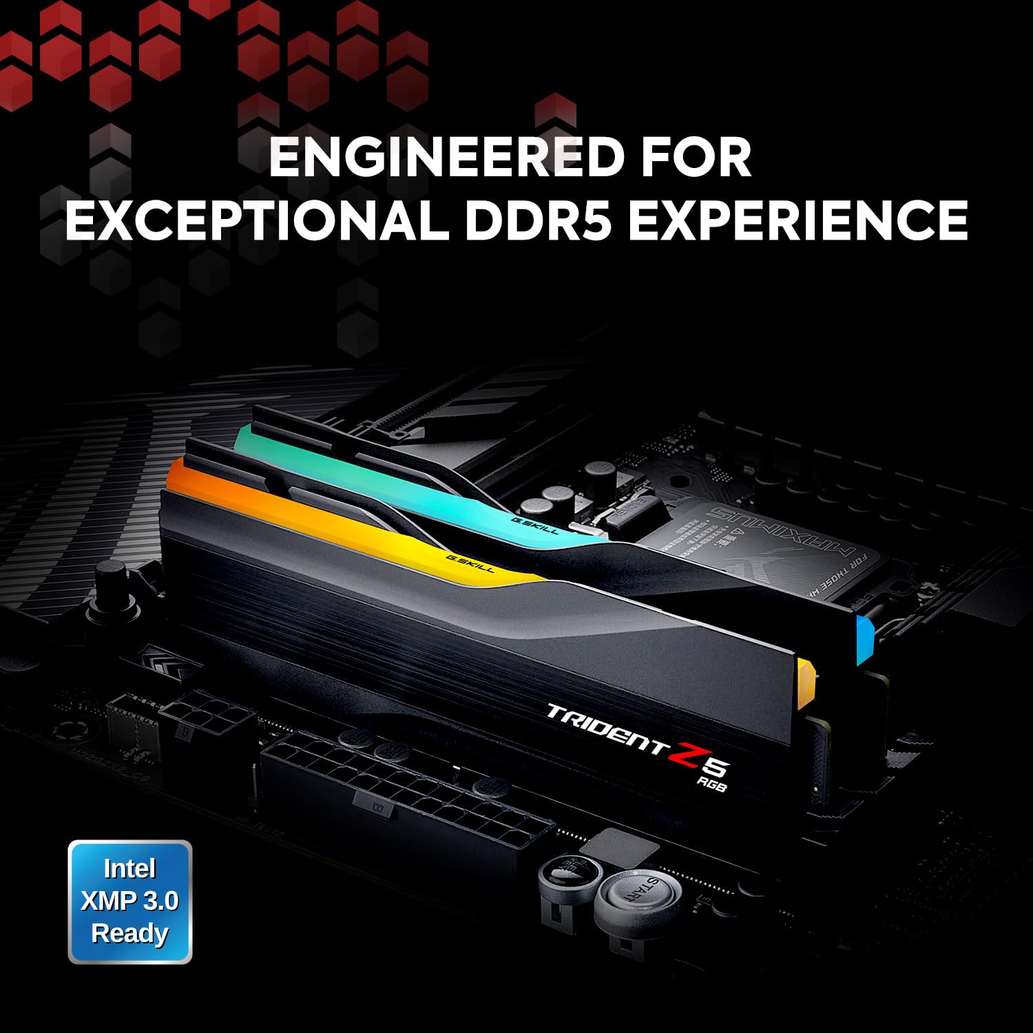 G.Skill Trident Z5 RGB 96GB (48GBx2) DDR5 6400MHz Desktop RAM F5-6400J3239F48GX2-TZ5RK - Image 2