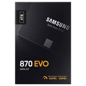 SAMSUNG 870 EVO 4TB SSD MZ-77E4T0BW