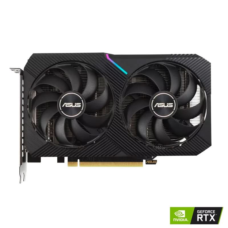 ASUS GEFORCE RTX 3060 12GB DUAL GRAPHIC CARD BLACK - Image 4