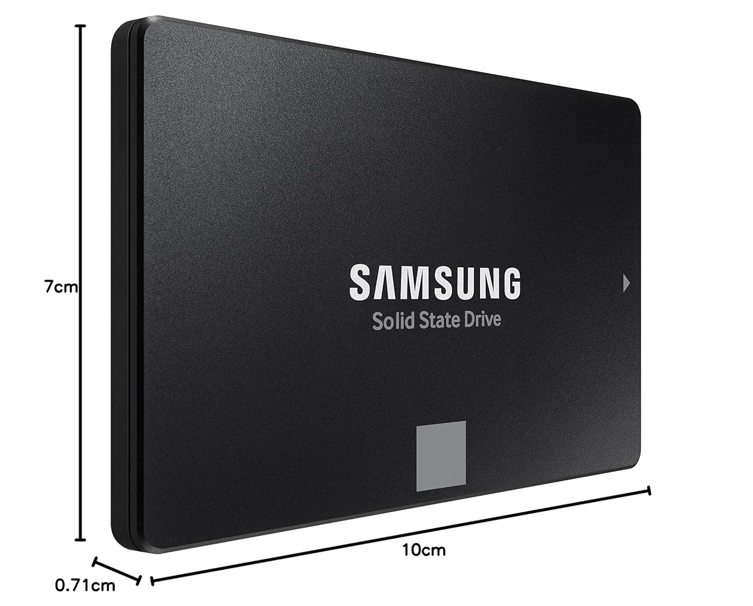 SAMSUNG 870 EVO 2TB SATA 6.35 CM (2.5 INCH) INTERNAL SOLID STATE DRIVE (SSD) MZ-77E2T0BW - Image 2