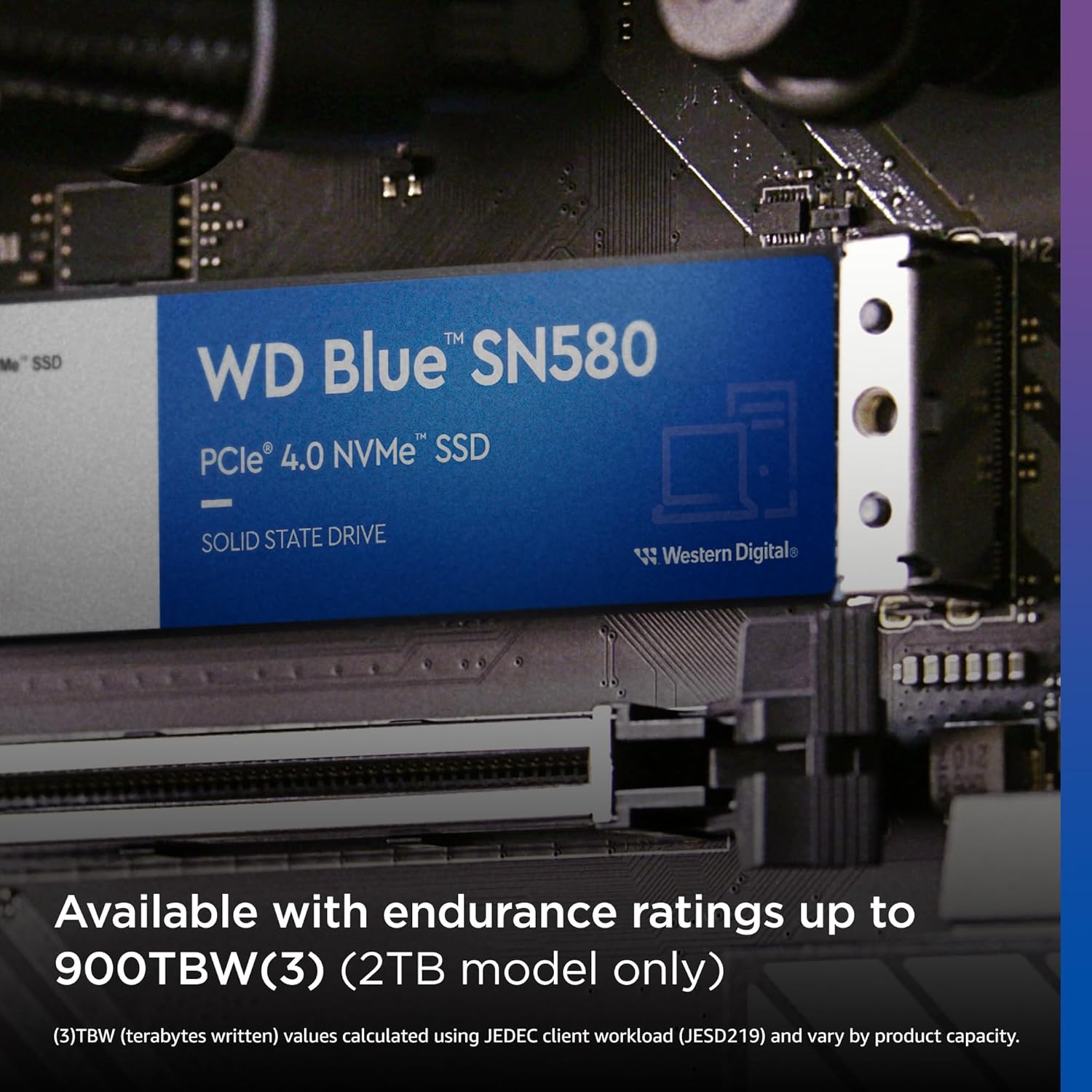 WESTERN DIGITAL BLUE SN580 PCIE GEN 4 NVME SSD INTERNAL STORAGE, 250GB - Image 5