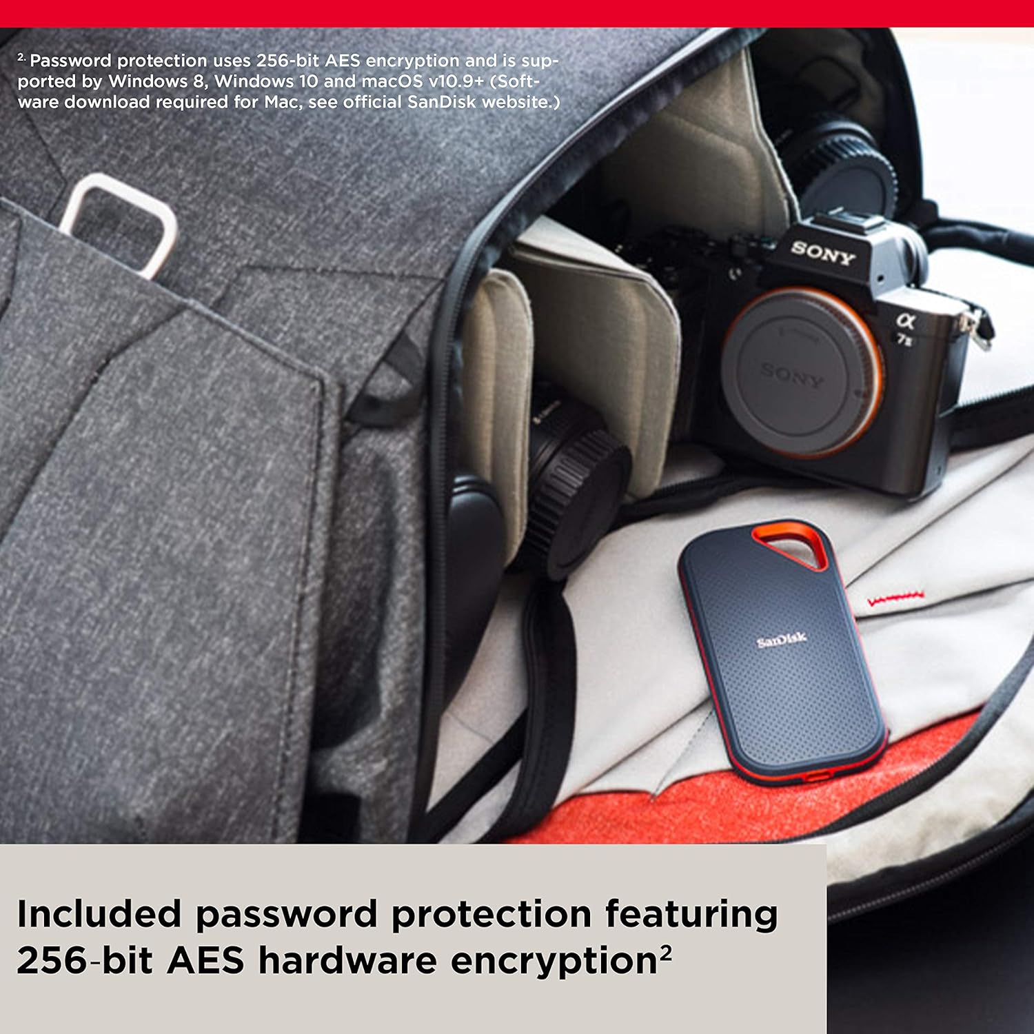 SANDISK 2TB EXTREME PRO E81 PORTABLE SSD SDSSDE81-2T00-G25 - Image 7