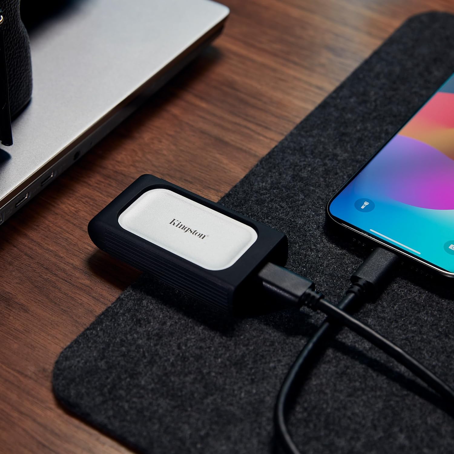 KINGSTON XS2000 2TB HIGH PERFORMANCE, READ/WRITE SPEEDS UP TO 2,000MB/S, POCKET-SIZED PORTABLE EXTERNAL SSD, SILVER, USB3.2_GEN_2_X_2 SXS2000/2000G - Image 5