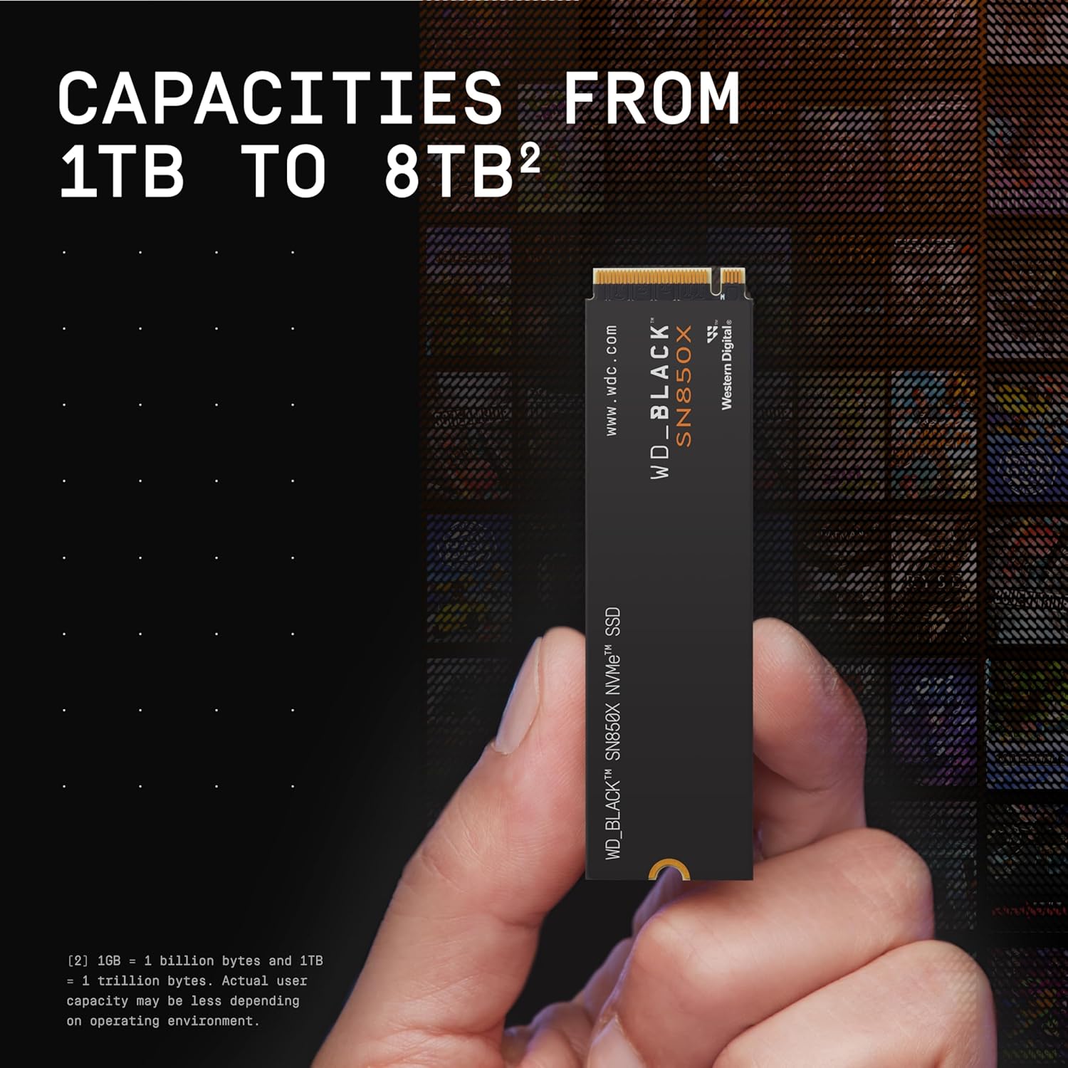 WESTERN DIGITAL BLACK 1TB NVME M.2 SN850X SSD - Image 4