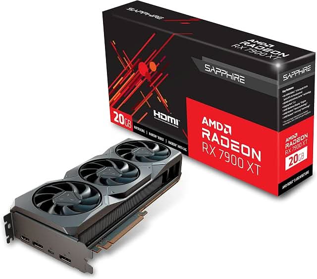 Sapphire AMD Radeon RX 7900 XT 20GB GDDR6 Gaming Graphics Card