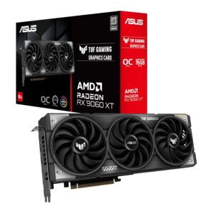 ASUS TUF Gaming Radeon RX 9060 XT 16GB GDDR6 OC Edition Graphics Card