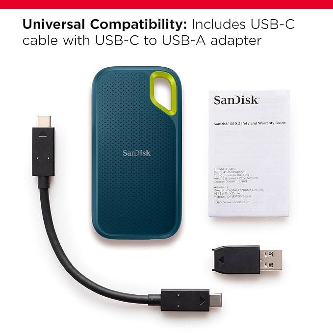 SanDisk Extreme Portable SSD 2TB SDSSDE61-2T00-I25M - Image 4